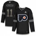 Philadelphia Flyers #11 Travis Konecny Black Authentic Classic Stitched NHL Jersey