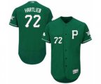 Pittsburgh Pirates Geoff Hartlieb Green Celtic Flexbase Authentic Collection Baseball Player Jersey