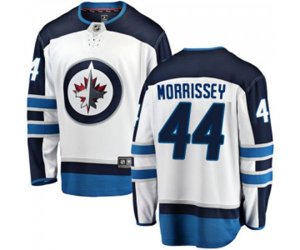 Winnipeg Jets #44 Josh Morrissey Fanatics Branded White Away Breakaway NHL Jersey
