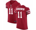 San Francisco 49ers #11 Marquise Goodwin Red Team Color Vapor Untouchable Elite Player Football Jersey
