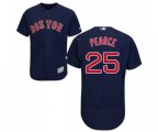Boston Red Sox #25 Steve Pearce Navy Blue Alternate Flex Base Authentic Collection Baseball Jersey