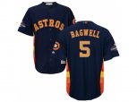 Houston Astros #5 Jeff Bagwell Navy 2018 Gold Program Cool Base Stitched Baseball Jersey