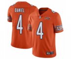 Chicago Bears #4 Chase Daniel Orange Alternate 100th Season Limited Football Jersey