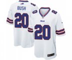 Buffalo Bills #20 Rafael Bush Game White Football Jersey