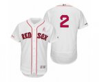Men's Xander Bogaerts Boston Red Sox #2 White 2019 Mother's Day flex base Jersey