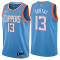 Los Angeles Clippers #13 Marcin Gortat Swingman Blue NBA Jersey - City Edition