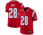 New England Patriots #28 James White Limited Red Inverted Legend Football Jersey