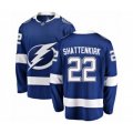 Tampa Bay Lightning #22 Kevin Shattenkirk Fanatics Branded Blue Home Breakaway Hockey Jersey