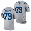 Indianapolis Colts #79 Eric Fisher Nike Gray Inverted Legend Jersey
