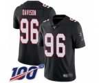 Atlanta Falcons #96 Tyeler Davison Black Alternate Vapor Untouchable Limited Player 100th Season Football Jersey