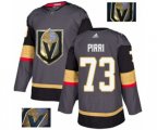 Vegas Golden Knights #73 Brandon Pirri Authentic Gray Fashion Gold NHL Jersey
