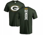 Green Bay Packers #82 J'Mon Moore Green Backer T-Shirt