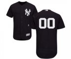 New York Yankees Customized Navy Blue Alternate Flex Base Authentic Collection Baseball Jersey
