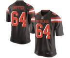 Cleveland Browns #64 JC Tretter Game Brown Team Color Football Jersey