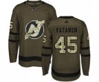 New Jersey Devils #45 Sami Vatanen Authentic Green Salute to Service Hockey Jersey