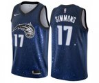 Orlando Magic #17 Jonathon Simmons Swingman Blue NBA Jersey - City Edition