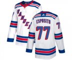 Reebok New York Rangers #77 Phil Esposito Authentic White Away NHL Jersey