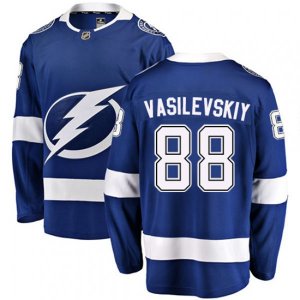 Tampa Bay Lightning #88 Andrei Vasilevskiy Fanatics Branded Blue Home Breakaway NHL Jersey