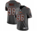 Chicago Bears #96 Akiem Hicks Limited Gray Static Fashion Football Jersey