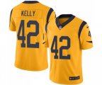 Los Angeles Rams #42 John Kelly Limited Gold Rush Vapor Untouchable Football Jersey