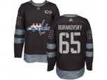 Washington Capitals #65 Andre Burakovsky Black 1917-2017 100th Anniversary Stitched NHL Jersey