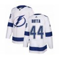 Tampa Bay Lightning #44 Jan Rutta Authentic White Away Hockey Jersey