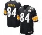 Pittsburgh Steelers #84 Antonio Brown Game Black Team Color Football Jersey
