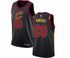 Cleveland Cavaliers #20 Brandon Knight Authentic Black Basketball Jersey Statement Edition