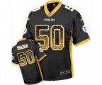 Pittsburgh Steelers #50 Ryan Shazier Elite Black Drift Fashion Football Jersey