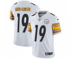 Pittsburgh Steelers #19 JuJu Smith-Schuster White Vapor Untouchable Limited Player Football Jersey