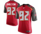Tampa Bay Buccaneers #92 William Gholston Game Red Team Color Football Jersey