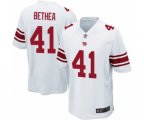 New York Giants #41 Antoine Bethea Game White Football Jersey