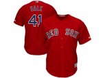 Boston Red Sox #41 Chris Sale Red Cool Base Stitched MLB Jersey