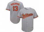 Baltimore Orioles #13 Manny Machado Grey New Cool Base Stitched MLB Jersey