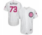 Chicago Cubs Adbert Alzolay Authentic White 2016 Mother's Day Fashion Flex Base Baseball Player Jersey