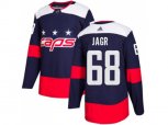 Washington Capitals #68 Jaromir Jagr Navy Authentic 2018 Stadium Series Stitched NHL Jersey