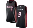 Miami Heat #9 Kelly Olynyk Swingman Black Road Basketball Jersey - Icon Edition