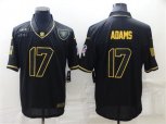 Las Vegas Raiders #17 Davante Adams Black Gold Salute To Service Limited Stitched Jersey