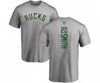 Milwaukee Bucks #20 Jason Smith Ash Backer T-Shirt