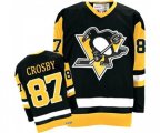 CCM Pittsburgh Penguins #87 Sidney Crosby Premier Black Throwback NHL Jersey
