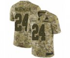 Washington Redskins #24 Josh Norman Burgundy Limited Camo 2018 Salute to Service NFL Jersey