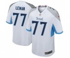 Tennessee Titans #77 Taylor Lewan Game White Football Jersey