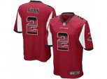 Atlanta Falcons #2 Matt Ryan Red Team Color Stitched NFL Limited Strobe Jersey
