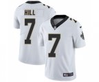 New Orleans Saints #7 Taysom Hill White Vapor Untouchable Limited Player Football Jersey