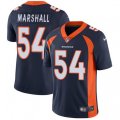 Denver Broncos #54 Brandon Marshall Navy Blue Alternate Vapor Untouchable Limited Player NFL Jersey