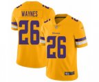 Minnesota Vikings #26 Trae Waynes Limited Gold Inverted Legend Football Jersey