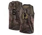 Dallas Mavericks #6 Kristaps Porzingis Swingman Camo Realtree Collection Basketball Jersey