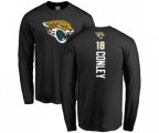 Jacksonville Jaguars #18 Chris Conley Black Backer Long Sleeve T-Shirt
