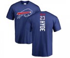 Buffalo Bills #23 Micah Hyde Royal Blue Backer T-Shirt
