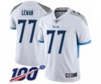 Tennessee Titans #77 Taylor Lewan White Vapor Untouchable Limited Player 100th Season Football Jersey